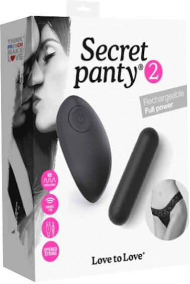 Love To Love Secret Panty 2 Culotte Vibrante