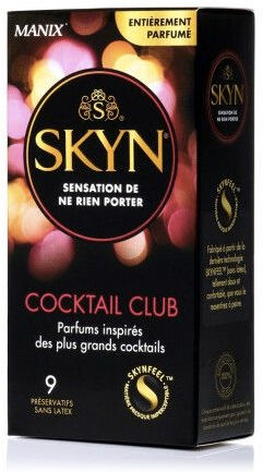 Manix Skyn Cocktail Club 9 Préservatifs