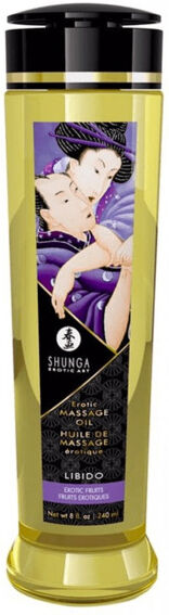 Shunga Huile de Massage Erotique Fruits Exotiques 240ml