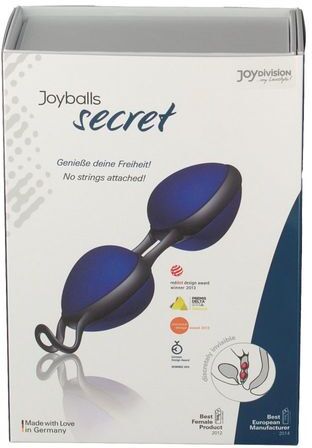 JOYDIVISION Joyballs® secret blau-schwarz 1 St Beckenbodentrainer