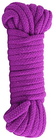 Doc Johnson Cotton Bondage Rope Japanesse - Style Purple