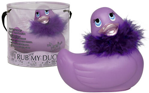 Big Teaze Toys Bade-Ente "I RUB MY DUCKIE" Paris violette