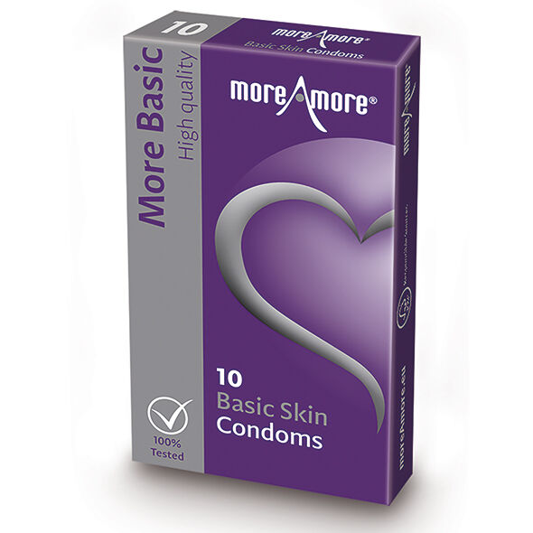 More Amore MoreAmore - Condom Basic Skin (10pcs)