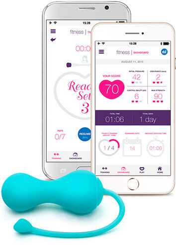 Lovelife by Ohmibod - Beckenboden Trainer mit Bluetooth App (Türkis)