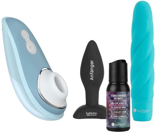 Womanizer Venize Deal "Womanizer Liberty" (Powder Blue) + 3 Gratis Toys