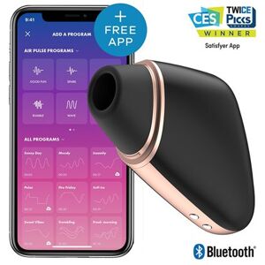 Satisfyer Love Triangle Black App-styret klitorisstimulator