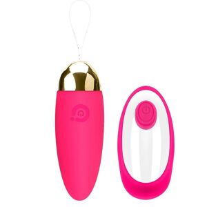 10 vibrationstilstande Vandtæt genopladelig trådløs fjernbetjening Vibrator til kvinder An Hot pink