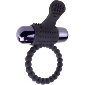 Fantasy C-Ringz Pipedream C-Ringz: Vibrating Silicone Super Ring Svart