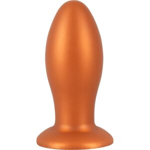 Anos: Big Soft Butt Plug with Suction Cup, 16 cm Orange