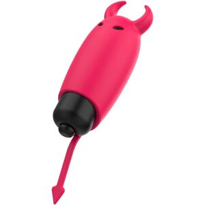 OhMama: Pocket Devil Vibrator, red Röd, Svart