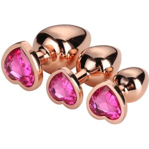 DreamToys Dream Toys: Gleaming Love, Rose Gold Plug Set Rosa