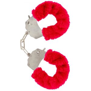 Toyjoy Fetish Pleasure Fluffy Handcuffs Röd