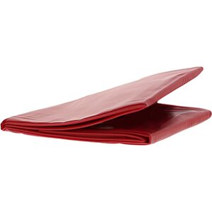 NMC Vinyl Bed Sheet Red 158X227Cm