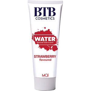 Back to Basics Btb Water Based Flavored Strawberry Lubricant 100Ml