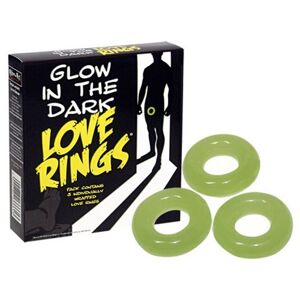 Spencer & Fleetwood Glow In The Dark Love Rings