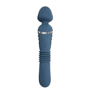 Adam and Eve A&E The Dual End Thrusting Wand Blue
