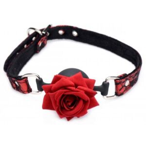 Master Series Eye-Catching Ball Gag With Rose