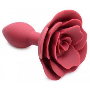 Master Series Booty Bloom Silicone Anal Plug With Rose