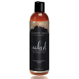 Intimate Earth - Massage Oil Naked Unscented 120 ml