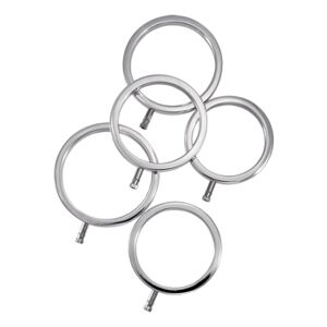 ElectraStim - Solid Metal Cock Ring Set 5 Sizes