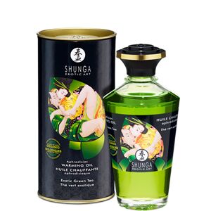 Shunga Aphrodisiac Warming Oil Green Tea 100 ml