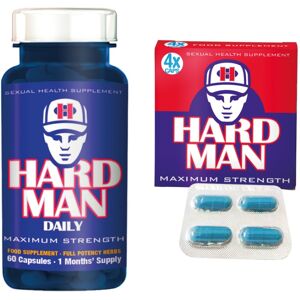 Gold Max Erektionshjälp Paket 7 - Hard Man + Hard Man Daily  - spara 18%