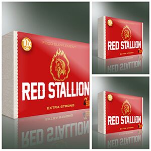 Gold Max Red Stallion Extra Strong - 30 kaps-Erektionshjälp spara 15%