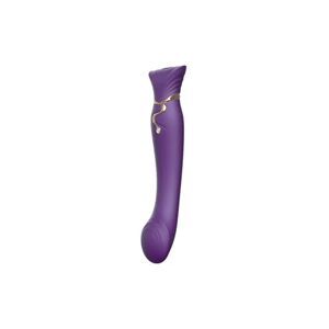 Zolo Queen G-Spot Pulse Wave Vibe Morado 1ud