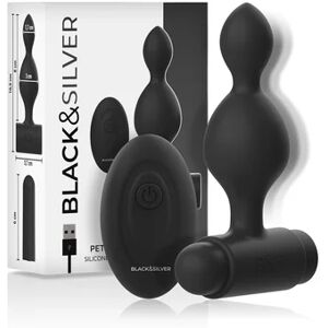 BLACK&SILVER Tucker Pequeño Plug Anal Control Remoto 1ud