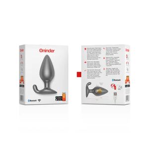 ONINDER Plug Anal Vibrador Negro Free App 1ud