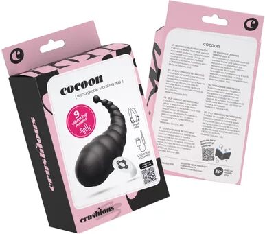 Crushious Cocoon Huevo Vibrador Recargable Negro 1ud