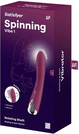 SATISFYER Spinning Vibe 1 Rotating G-Spot Vibrator Rojo 1ud