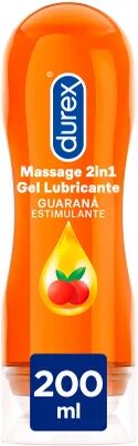 Durex Lubricante para Masajes Placer Estimulante Guaraná 200ml