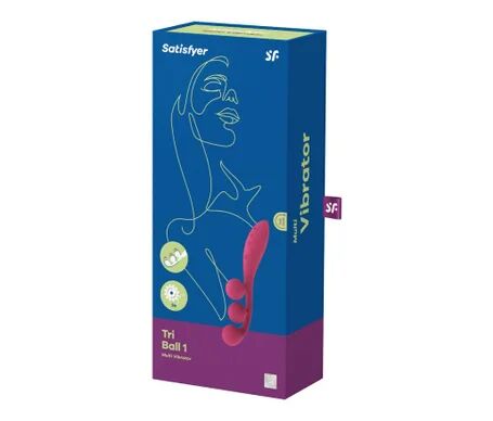 SATISFYER Tri Ball 1 Multi Vibrador Rojo 1ud