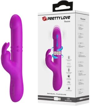 Pretty love Reese Vibrador con Rotación Morado 1ud