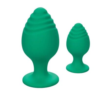 CalExotics Cheeky Plugs Anales Verde 2uds