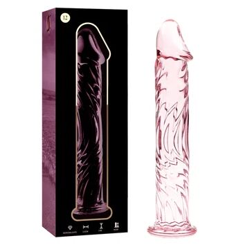 Ibiza Nebula Modelo 12 Dildo Cristal Rosa 17x3,5cm 1ud