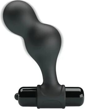 Mr. Play Plug Anal Vibrador de Silicona Negro 1ud