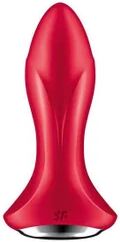 SATISFYER Rotator Plug 1+ Plug Vibrador Rojo 1ud