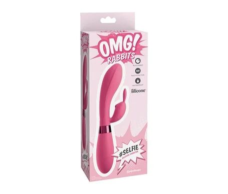 OMG! Selfie Rabbit Vibrador Silicona Rosa 1ud