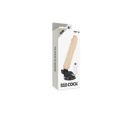 Basecock Realistic Vibrador Control Remoto Natural 20cm 1ud