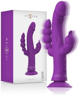 INTENSE Casanova Vibrador Rabbit Triple Motor Morado 1ud