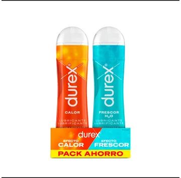 Durex Pack Lubricantes Calor 50ml + Frescor H2O 50ml