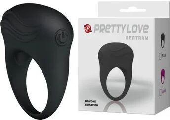 Pretty love Bertram Anillo Vibrador Negro 1ud