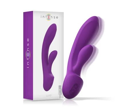 INTENSE Luigi Vibrador Rabbit Silicona Morado 1ud