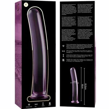 Ibiza Nebula Modelo 17 Dildo Cristal Rosa 18,5x3cm 1ud