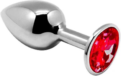 Alive Anal Pleasure Mini Plug Metal Rojo Talla M 1ud