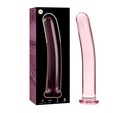 Ibiza Nebula Modelo 9 Dildo Cristal Rosa 15,5x2,5cm 1ud