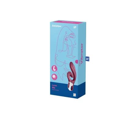 SATISFYER Love Me Vibrador Rabbit Rojo 1ud