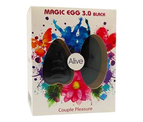 Alive Magic Egg 3.0 Huevo Vibrador Control Remoto Negro 1ud